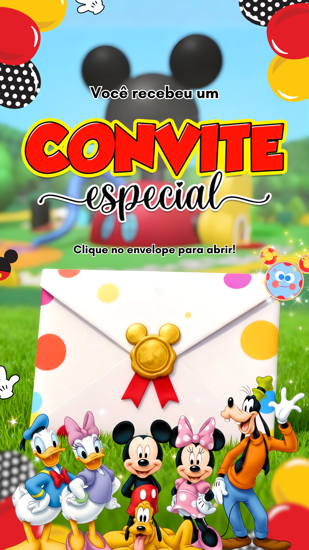 Capa do convite
