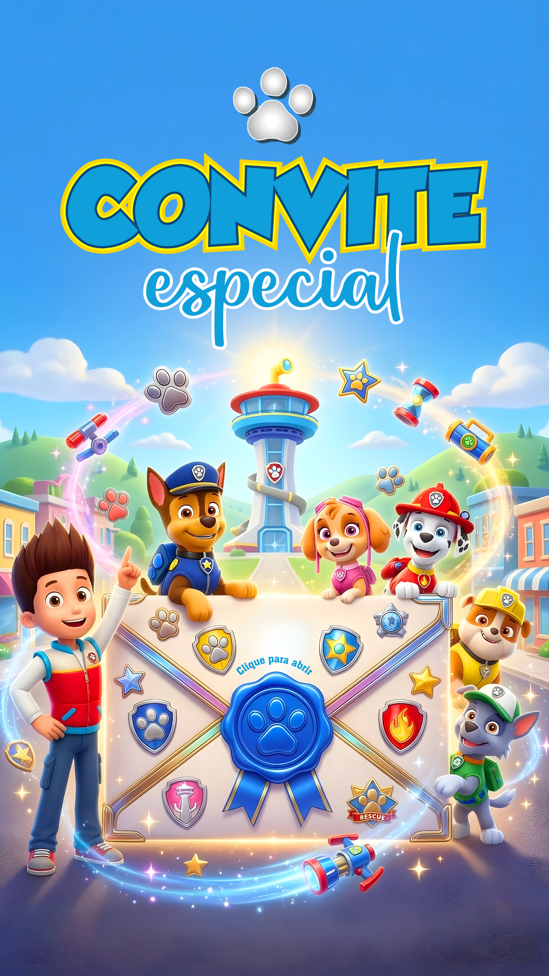Capa do convite