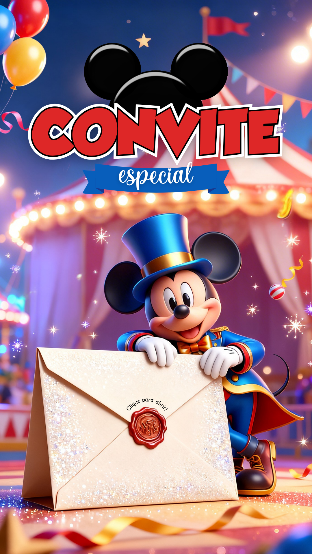 Capa do convite