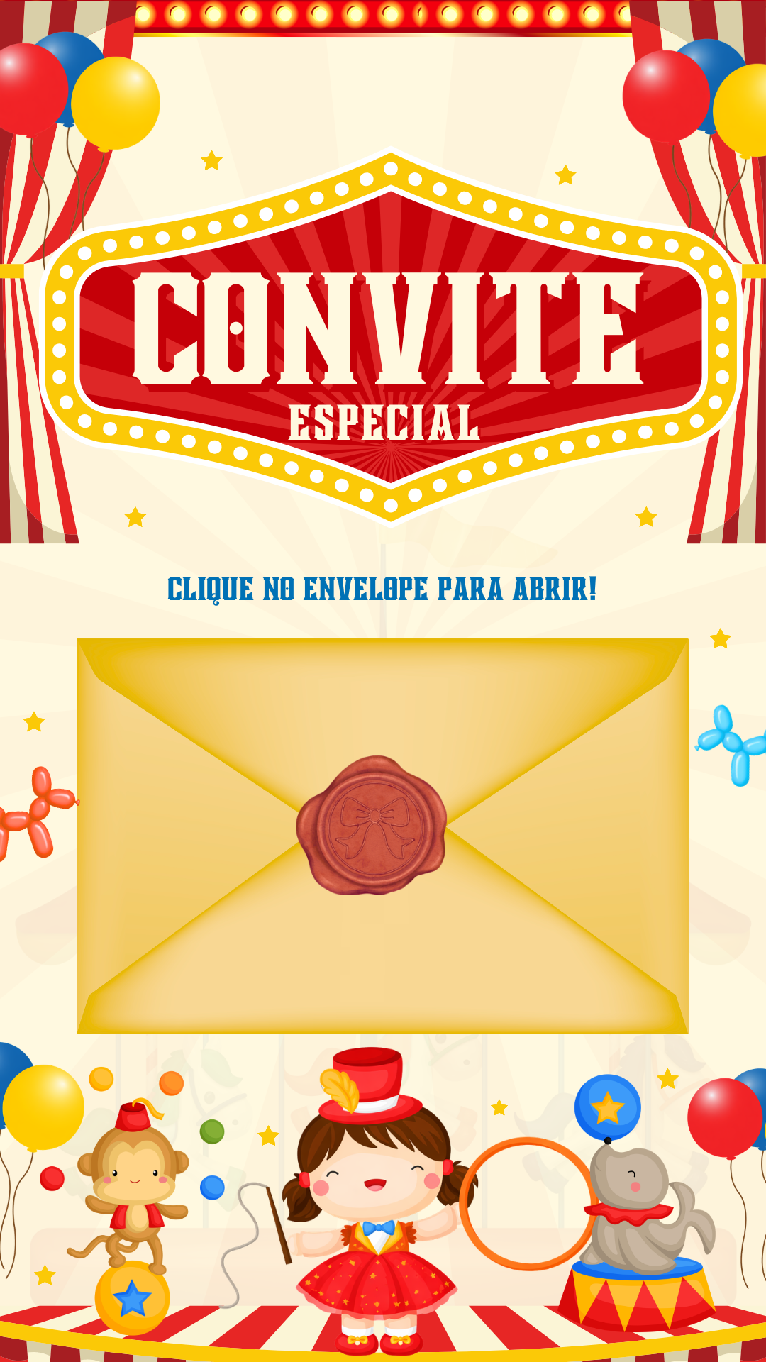 Capa do convite