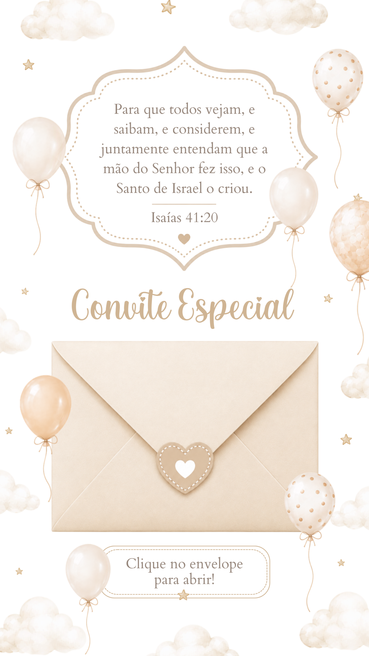 Capa do convite