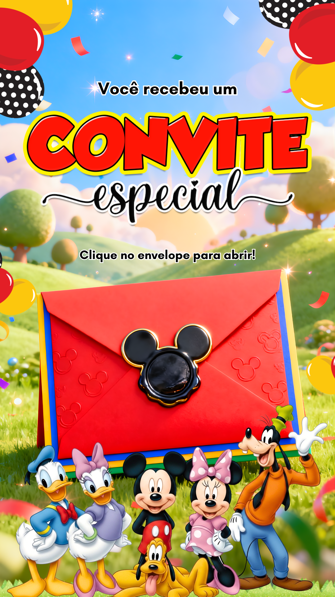 Capa do convite